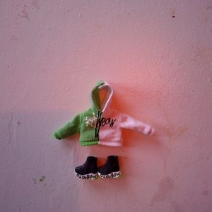 Rainbow high sweatshirt and rainbow high shoes